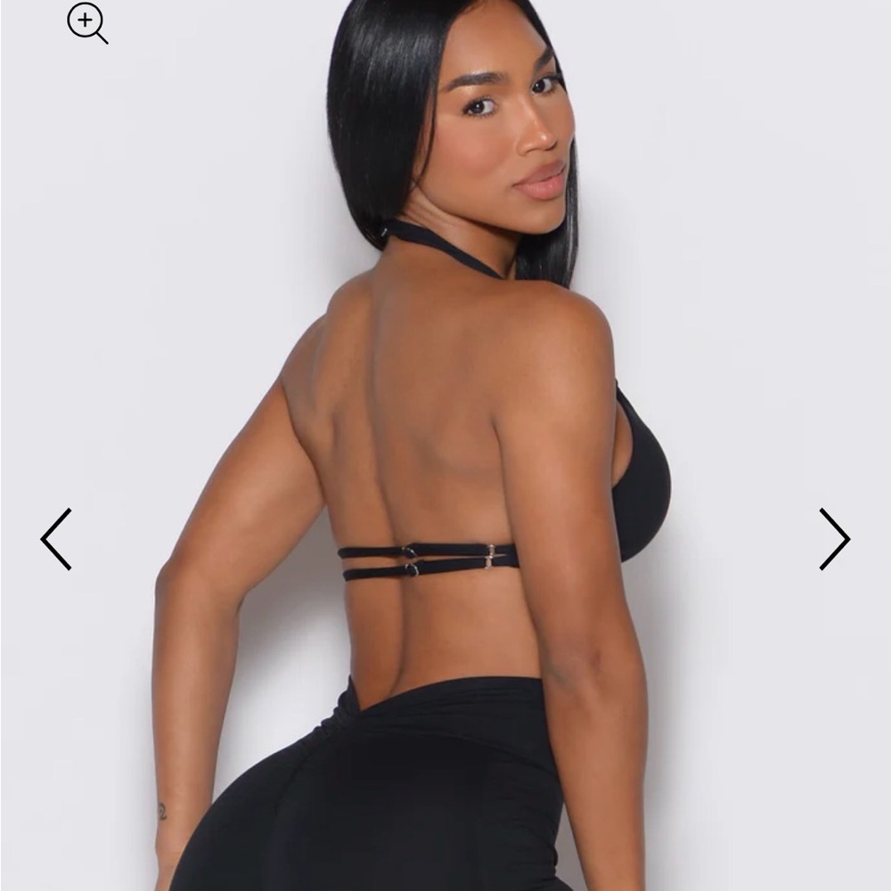 Bombshell Sportswear Black Sports Bra - Picture 2 of 5